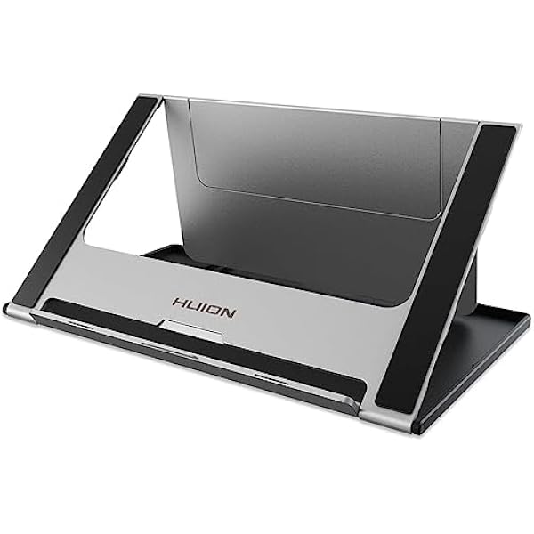 HUION Składany uchwyt na biurko Regulowany uchwyt na pulpit wielokątowy Uniwersalny tablet graficzny do długości: 45,7 cm Idealny do Kamvas 16, Kamvas Pro 16