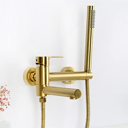 Robinet de baignoire encastrable mural cascade avec kit douchette