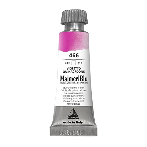 Maimeri Blu Quinacridone Violet 12 ml gouache aquarelle fine italienne