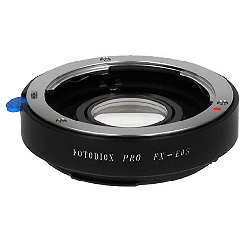 Image of Fotodiox Pro Lens Adapter Compatible with Fuji Fujica X-Mount 35mm (FX35) SLR Lens to Canon EOS (EF, EF-S) Camera Body - With Gen10 Focus Confirmation Chip