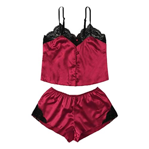 Preisvergleich Produktbild Crylee Sexy Dessous Intimates Unterwäsche Spitze Nachtwäsche Nachtwäsche Pyjama Trainingsanzug Schlinge Versammeln Kabellos Nahtlos Verstellbarer Riemen Komfortabel Sanft