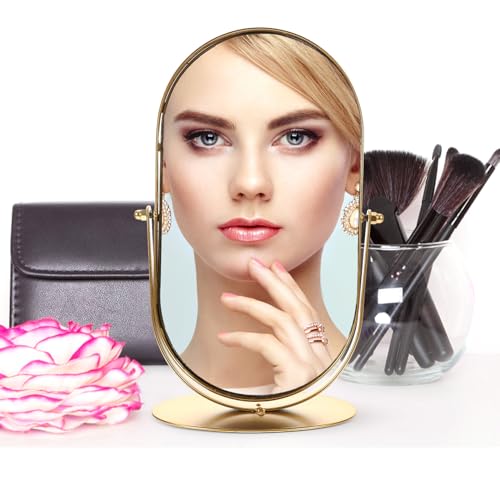 Miroir de maquillage vintage ovale grand format miroir de coiffeuse bureau