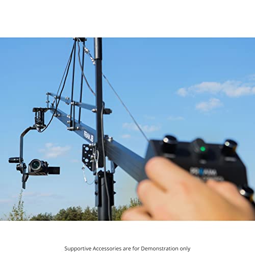 Proaim Junior Motorized 2-Axis Pan Tilt Head W 12V Joystick Control For Dslr Camera Jib Crane. 360° Pan/Tilt Moves, Remote-Precise Control On Moves. Quite Operations, 5Kg/11Lb Payload + Bag (Pt- Jr) #TOP6