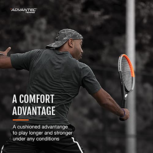 Vibration Dampening Tennis Racket Grip Tape – Advanced Polymer Technology – Dampens Frame Vibration – Simple Adhesive-Free Installation – Optimize Response And Control By Vt Advantec #TOP6