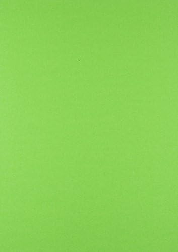 House of Card & Paper A4 300 gsm Card - Green Fluorescent/Neon (Pack of 25)