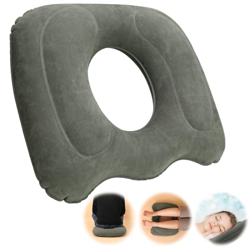 Invalidism Inflatable Donut Pillow - Dark Grey