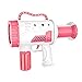 Electric Hand-Held Full-Automatic Blowing Machine Children's Toy 50ml (Pink, One Size)