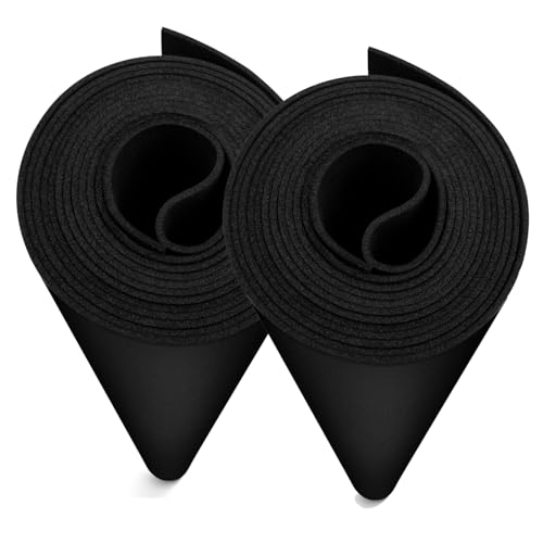 Image of MEARCOOH 2-Pack Large EVA Foam Sheets, Black 1mm EVA Foam Cosplay (1mm to 6mm), 35.5 inch x 59 inch Sheet Premium High Density 86 kg /m3 for Craft, DIY Projects (2PCS Black 1mm)