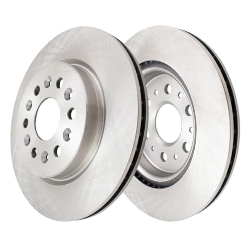Image of Detroit Axle - 4pc Rear Brake Kit for Chevrolet Traverse Limited Blazer