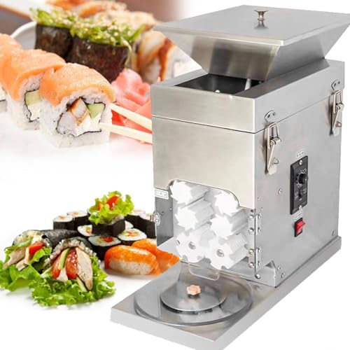 Commercial Japanese Sushi Machine,5l Stainless Steel Automatic Rice Ball Machine,2000 Pieces/Hour DIY Detachable Sushi Forming Machine,Uniform Size and Easy to Clean,220V