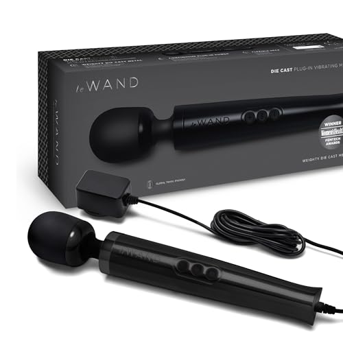 le Wand Diecast Plug-In Vibromasseur Noir 29 cm