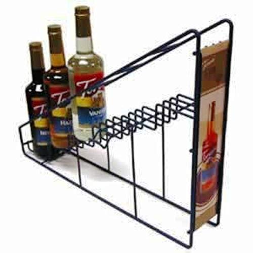 INDIAN DECOR 283311 Coffee Syrup Wire Rack/Wine Rack/Bottle Rack (6-750ml Bottle Rack)