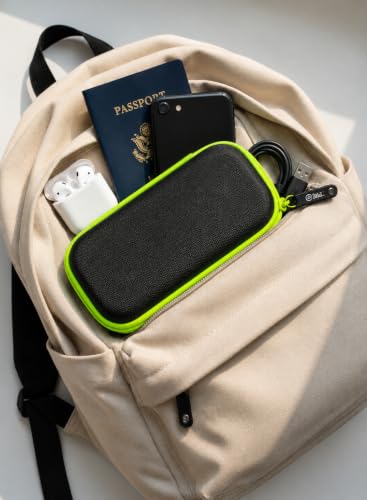 Image of GadgetBite Universal EVA Power Bank Case Cover for 10000mAh 20000mAh & 30000mAh Power Banks Shockproof Protective Carry Case for PowerBank Compatible with Xiaomi Ambrane URBN Boat PowerBanks - Green