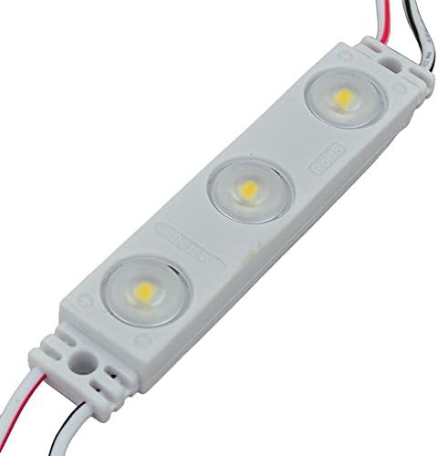 LEDwholesalersUL 16.4-Feet String of 25 Water-Resistant LED Modules, Each with 3xSMD2835, 12-Volt, Warm White, 20143WW