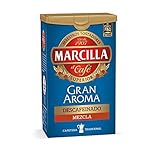 Para cafetera tradicional Marcilla - Descafeinado Café Molido Mezcla - 200 g - [pack de 3]