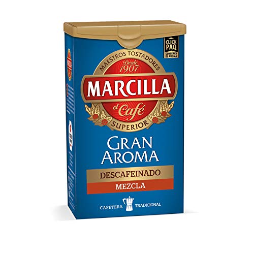Marcilla - Descafeinado Café Molido Mezcla - 200 g - [pack de 3]