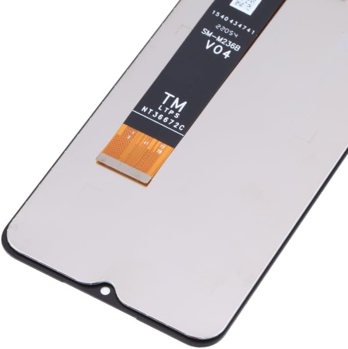 Close-up of the top portion of the replacement screen assembly