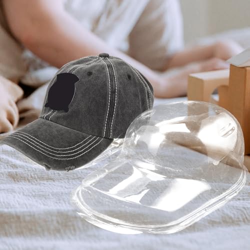 2stücke Baseball Cap Halterung Transparent Hut Display Ständer Kappen Organizer Für Aufbewahrung Und Anti-deformation Für Baseballmützen Im Zuhause Und Geschäft