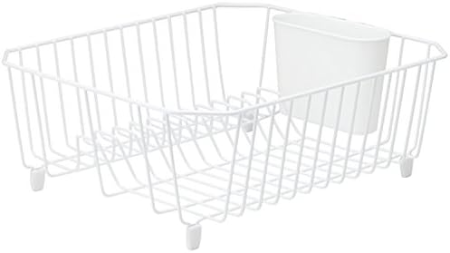 Rubbermaid Disinfectant Dish Drainer, Small, White