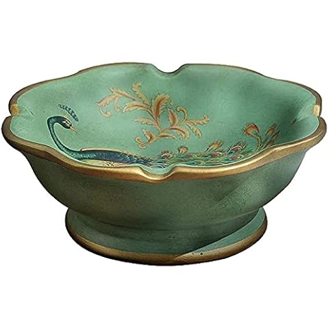 DZCGTP Ashtray, Cigar Elegant Retro Ashtray Ceramic Office Home Office Decoration Ashtray Cigarette to send friends The gift Cover