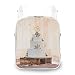 Moda zaino borsa casual Daypack elegante borsa a tracolla per le donne ragazze fiori artificiali torta al forno