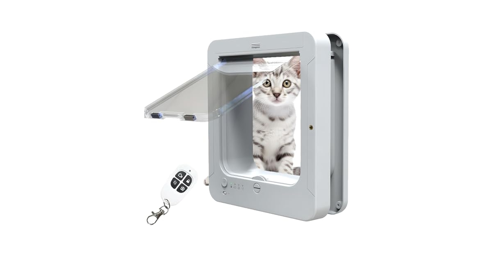 Amazon.co.jp: TVTペットドア 自動感知、マイクロチップキャット