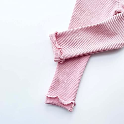 Little Baby Girls Knitted Leggings Soft Comfortable Tights Spring Dress Bottom Pants Basic Ankle Length Pants3
