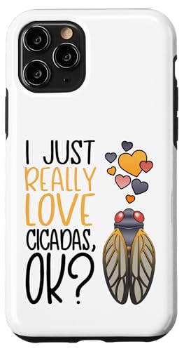 ���킢����̗��l I Really Love Cicadas �X�}�z�P�[�X iPhone 11 Pro �p