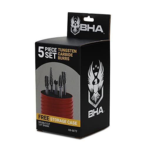 Set de fresas de carburo BHA 5 piezas para metal miniatura 5
