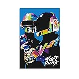 LITTPU Daft Punk-Poster, Kunst, farbenfroher, abstrakter 