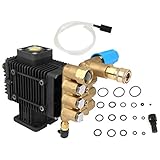 OCPTY Pressure Washer- Triplex Pump - 3/4 Shaft - 2200-3000 PSI - 3.3 GPM - Replacement Power Washer Pump - (2200-3000 PSI Horizontal) General AR for 5.5hp/6.5hp/7hp