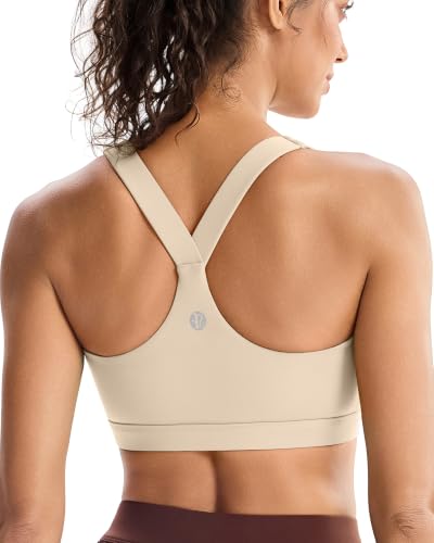 Image of RUNNING GIRL Sports Bras for Women, Molded Cup High Impact Sports Bra Workout Bras for Women High Support Racerback