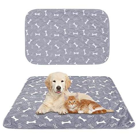 2 Stück Welpenunterlage Waschbar, Haustier-Urinunterlage Wiederverwendbar Puppy Pads Cover