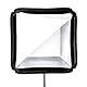 Godox Softbox 60 x 60 cm Mit S-Typ Speedlite Halterung, Wabengitter, Bowens Halterung und Tragetasche - Faltbar 60cm für Kamerablitz Outdoor (SFGV6060)