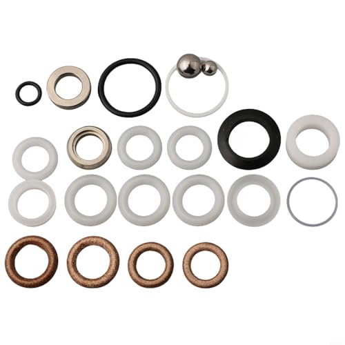 CYRENT Paint Sprayer Seal Ring Repair Kit Comprehensive O-Ring Gasket Set for 390 395 490 495 595 Airless Sprayers