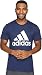 adidas Men's Classic Badge Of Sport Graphic Tee, Collegiate Navy/Clear Grey/White, Medium