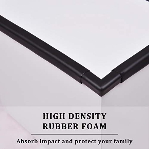 Image of Baby Proofing Corner Guards, Corner Protectors, 2 Meter Foam Table Safe Bumpers, Furniture Edge and Corner Guardswith 3M Tapes Sharp Edges Protection(Black, Set of 1)