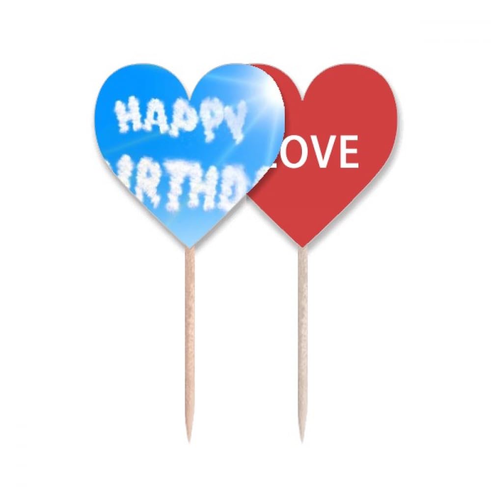 Cure-dents Happy Birthday pour décorer facilement vos cupcakes sans rater la fête