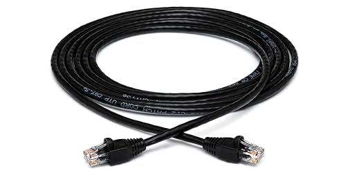 Hosa CAT-525BK Cat 5e Cable 7.62 m miniatura 1