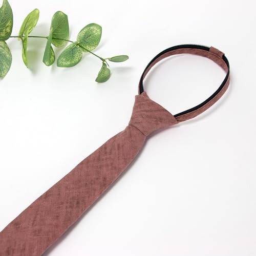 Spring Notion Boys' Mottled Linen Zipper Necktie2