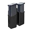 OWB-Double-Magazine-Holster-Universal-Magazine-Holder-for-9mm40-Dual-Stack-Magazines-fit-GlockSWRugerSig-SauerTaurusBerettaSpringfieldCZWaltherHK-Mags-Adjustable-Belt-Clip-Mag-Pouch OWB Double Magazine Holster, Universal Magazine Holder for 9mm/40 Dual Stack Magazines fit Glock/S&W/Ruger/Sig Sauer/Taurus/Beretta/Springfield/CZ/Walther/H&K Mags, Adjustable Belt-Clip Mag Pouch