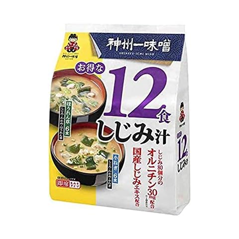 Miyasaka Instant Miso Soup with Clams (12 miso soup packets) Made in Japan Cover
