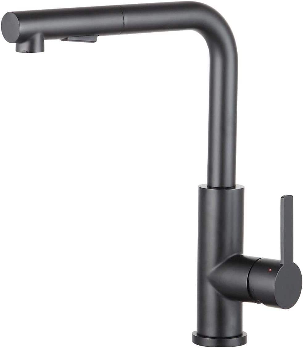 Mizzo Black Kitchen Tap Kitchen Mixer Taps with Modern Look & Style