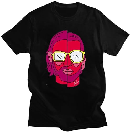 Photo de Creative Fashion Le Monde Chico Album PNL Unisex T-Shirt Printed Tee Graphic Top Men Black Shirt S