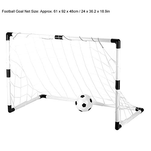 Junlucki Rede de objetivos de futebol ao ar livre durável e confiável para crianças