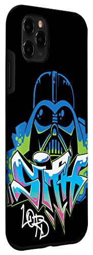 Coque iPhone 11 Pro Max Star Wars antichoc imprimé graffiti Darth Vader