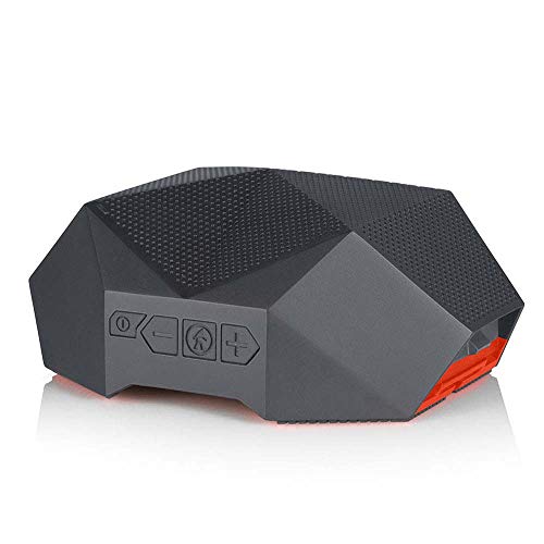Outdoor Tech OT2800-GR Turtle Shell 3.0 - Rugged Waterproof True Wireless Bluetooth Hi-Fi Speaker, Gray