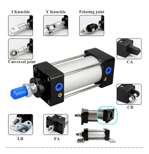 Accessoires de cylindre pneumatique haute précision alésage 100 - 3
