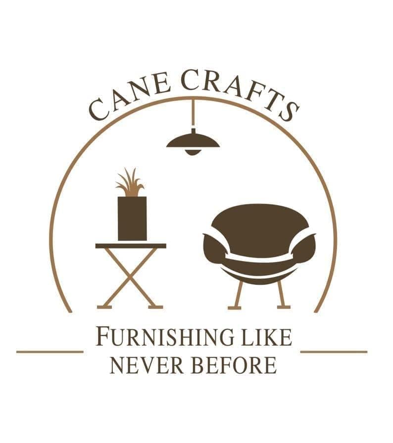Image of CANE CRAFTS Wooden Bamboo Dog Bed Cane Pet Bed for Dogs and Cats with Foam with Cushion