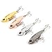 Rosilesi 1 x 4 szt. przynęty – 11 g 55 mm metal VIB przynęty wędkarskie korba przynęty czerwone oczy haczyk wędkarski sprzęt